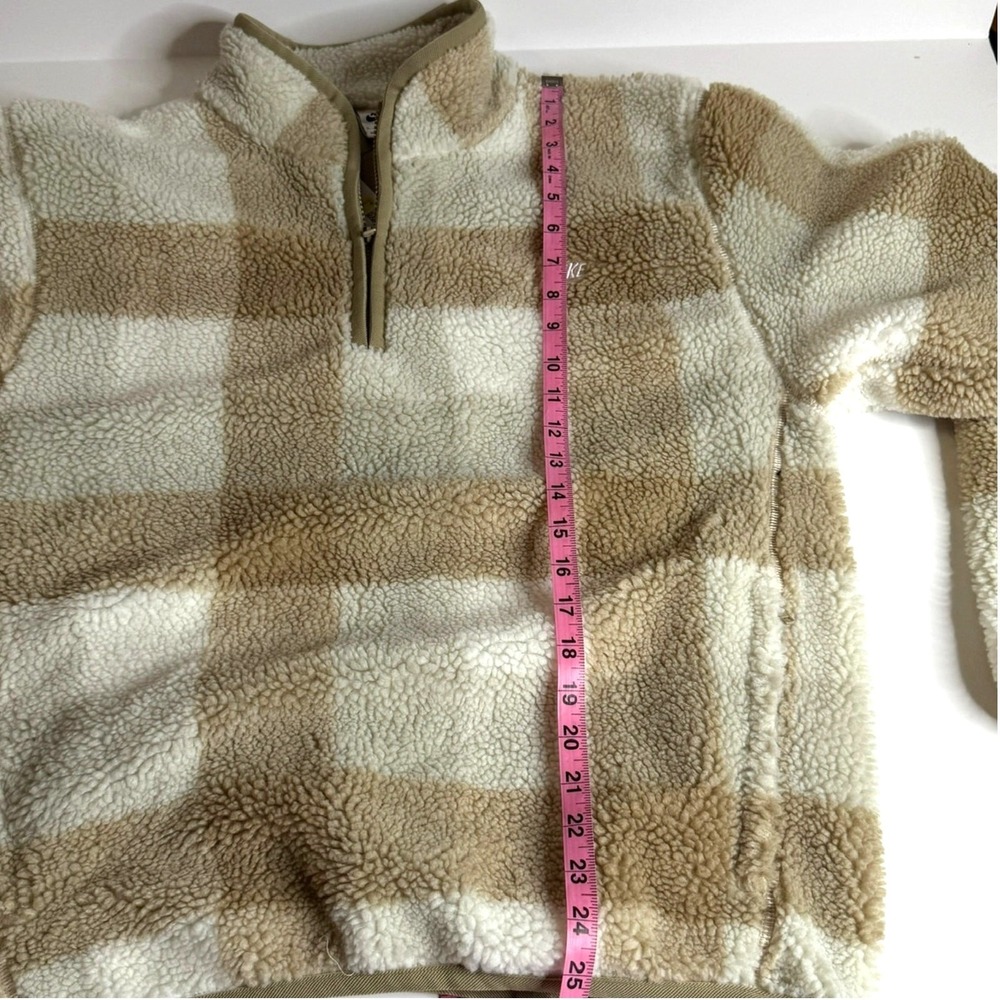 Nike Club Men's Winterized Half-Zip Plaid Sherpa Size Small NWT - Picture 10 of 11